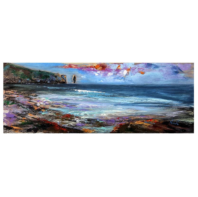Working Of The Wind Sandwood Bay Art Print