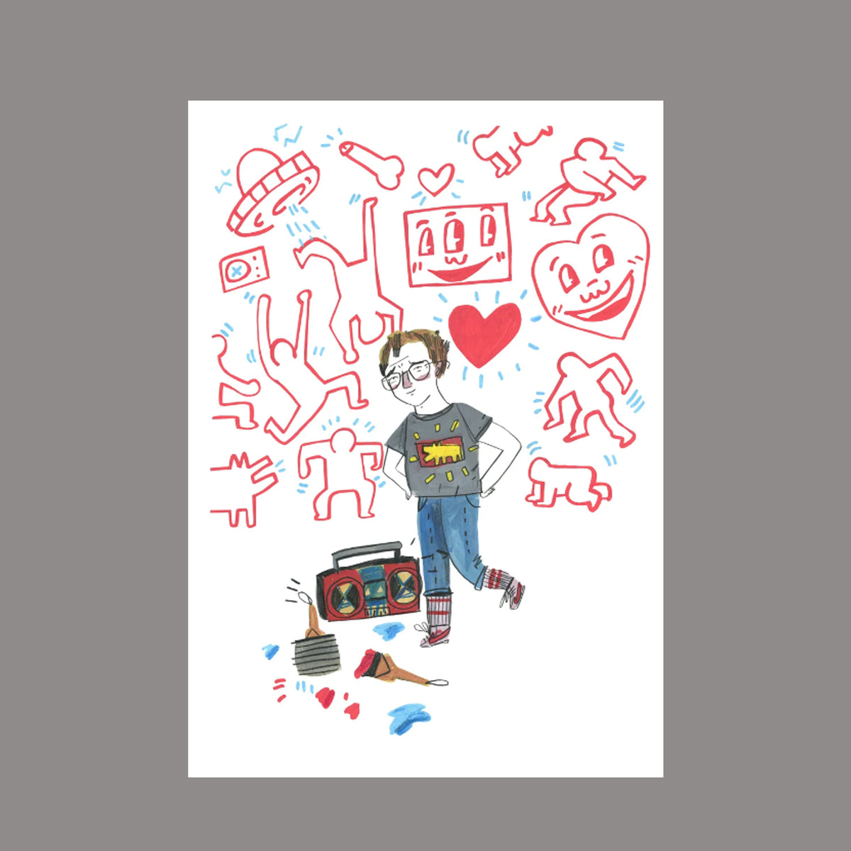 Keith Haring Art Print