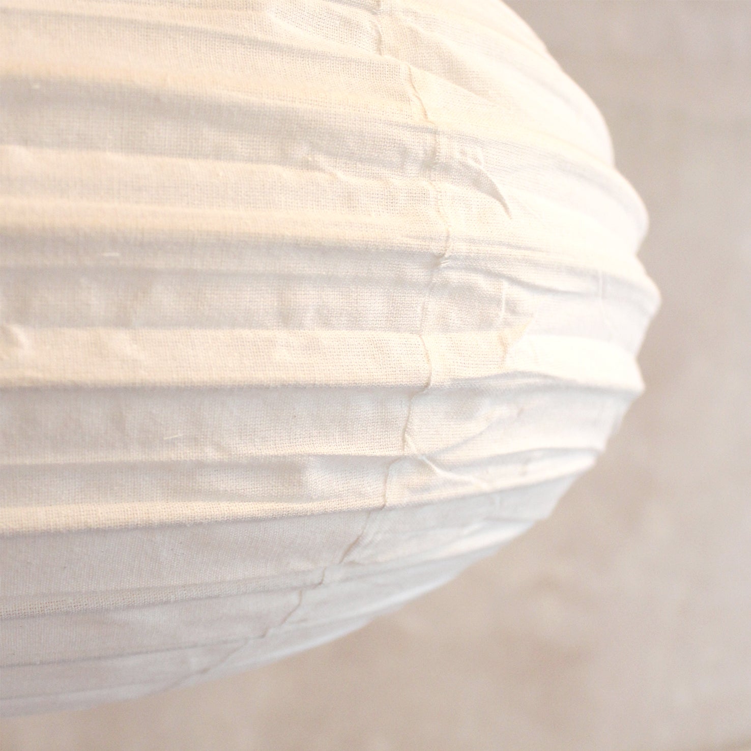 Small 60cm Cream Cotton Pendant Lampshade