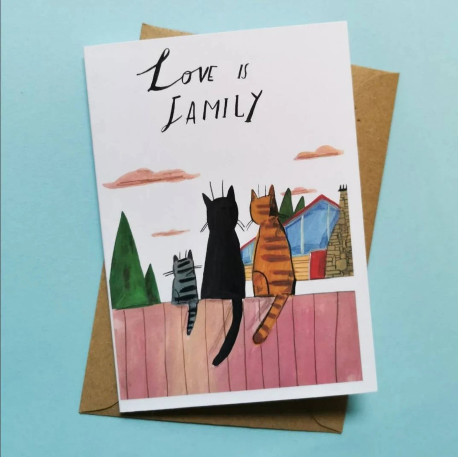 Love Is Family New Baby Card