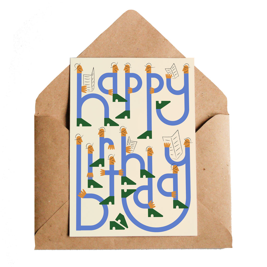 Birthday Press Birthday Card