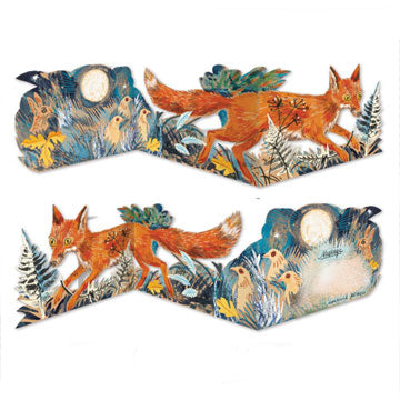 Foxes Fold Out Card