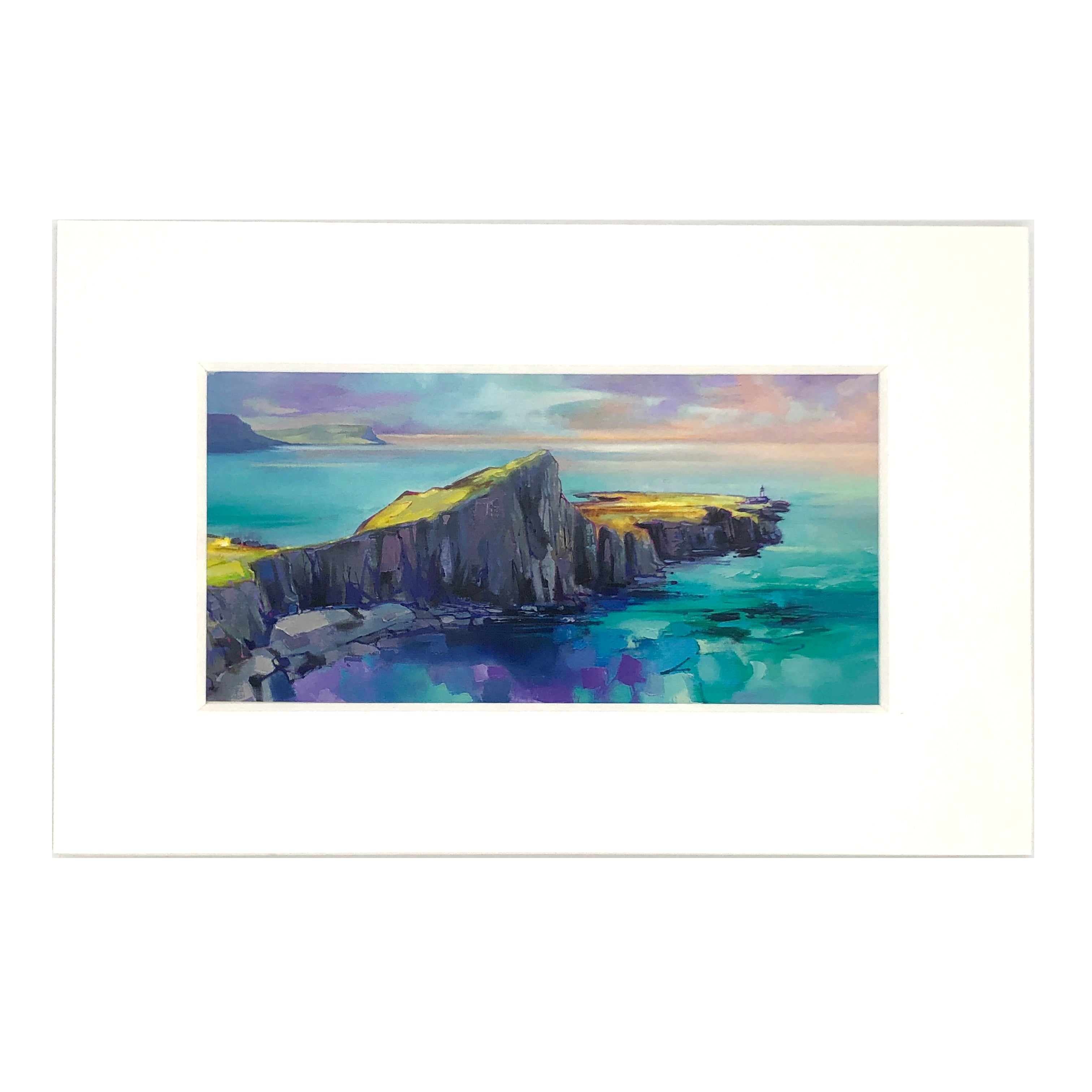 Neist Point Mounted Art Print