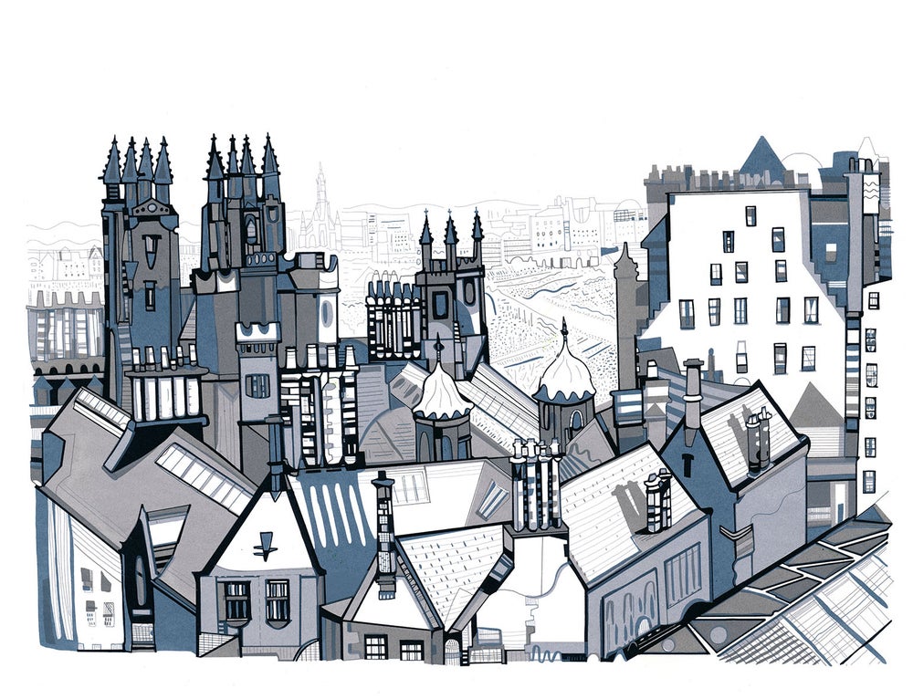 Camera Obscura Hand Pulled Screen Print