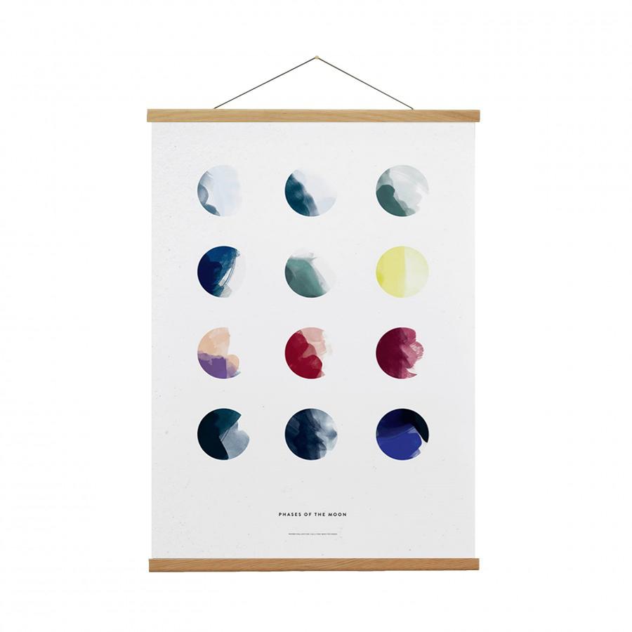 50cm Oak Poster Hanger