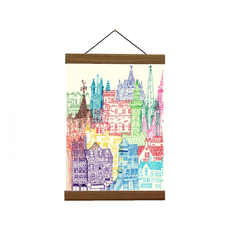 A4 Oak Poster Hanger