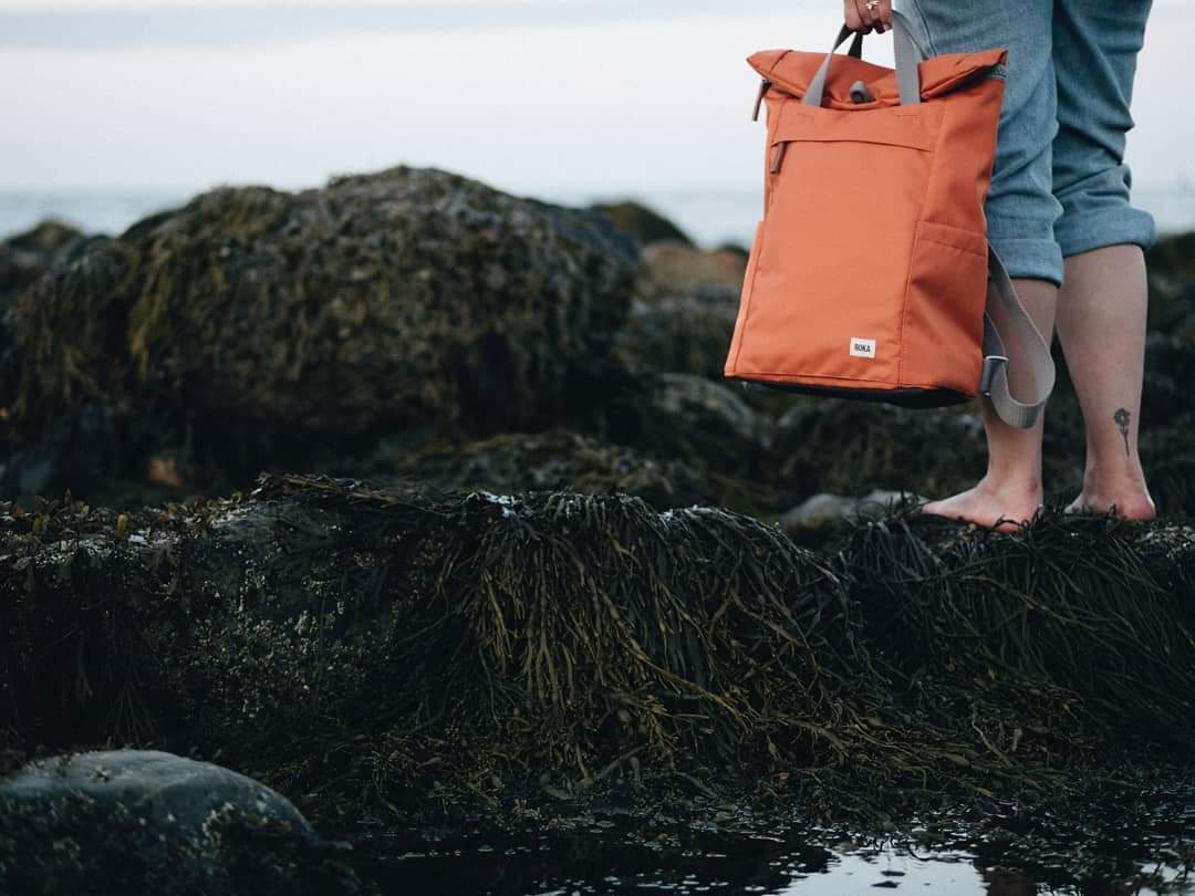 Medium Atomic Orange Sustainable Finchley Backpack