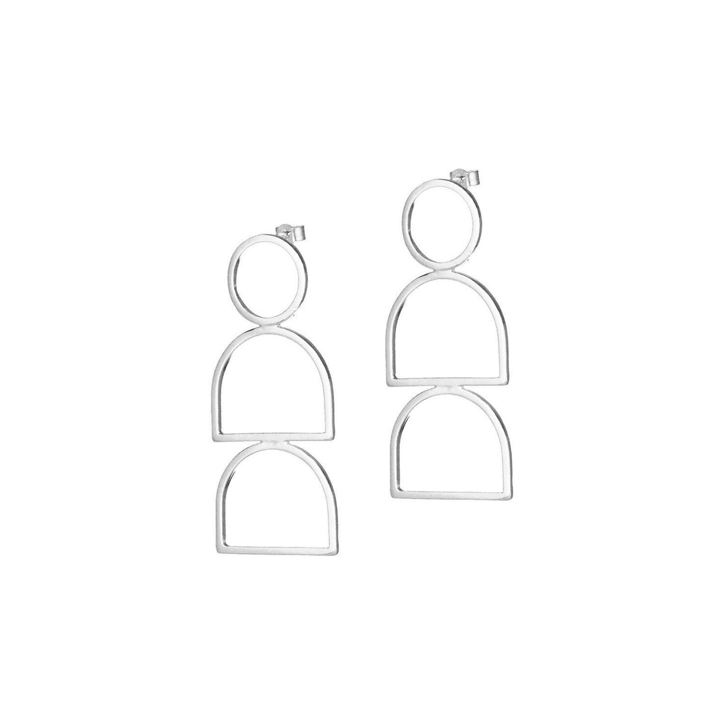 Nancy Earrings Made From Recycled Silver