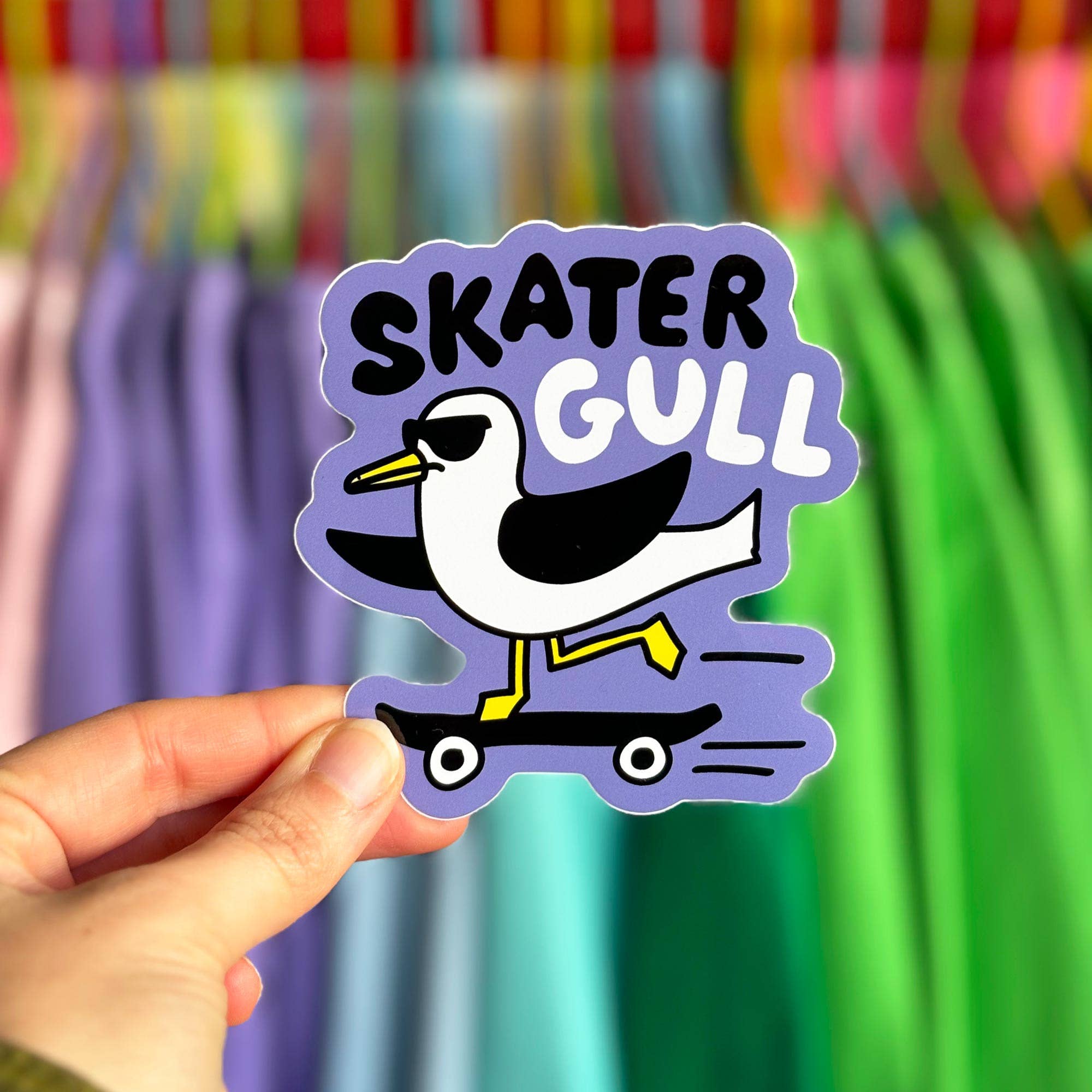 Skater Gull Vinyl Sticker