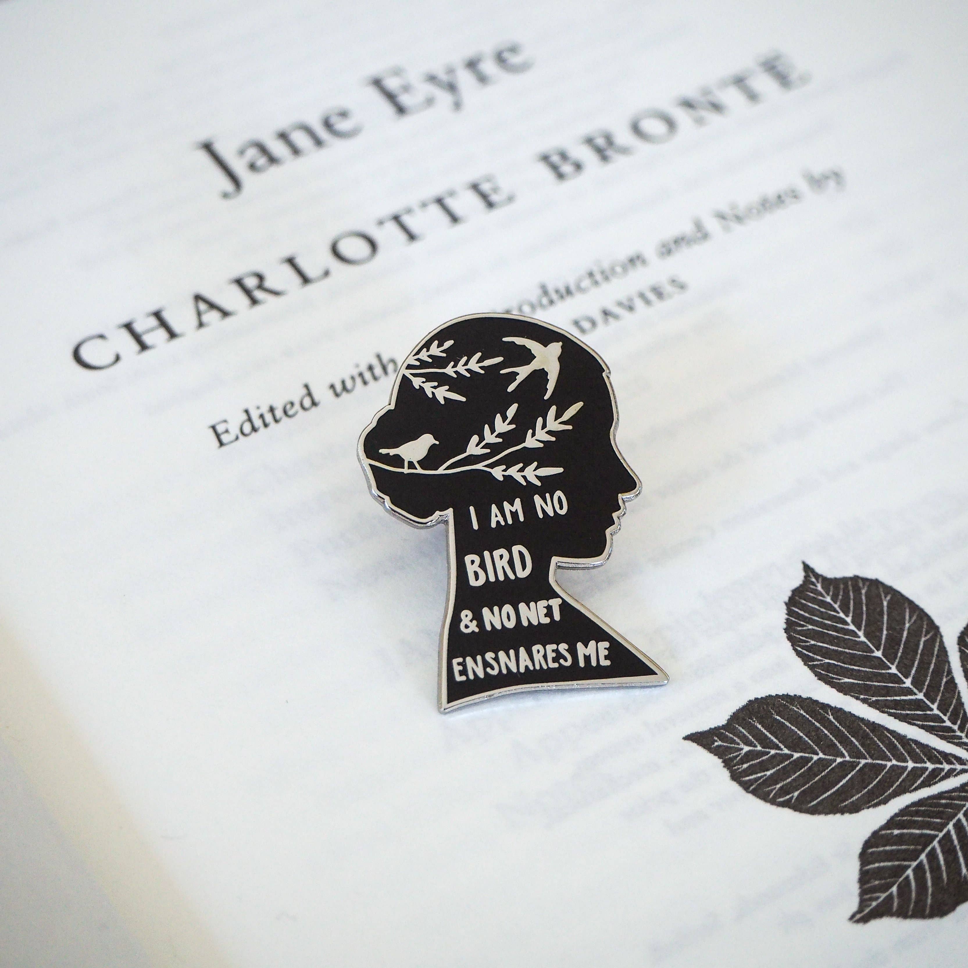 Jane Eyre Bronte Pin Badge