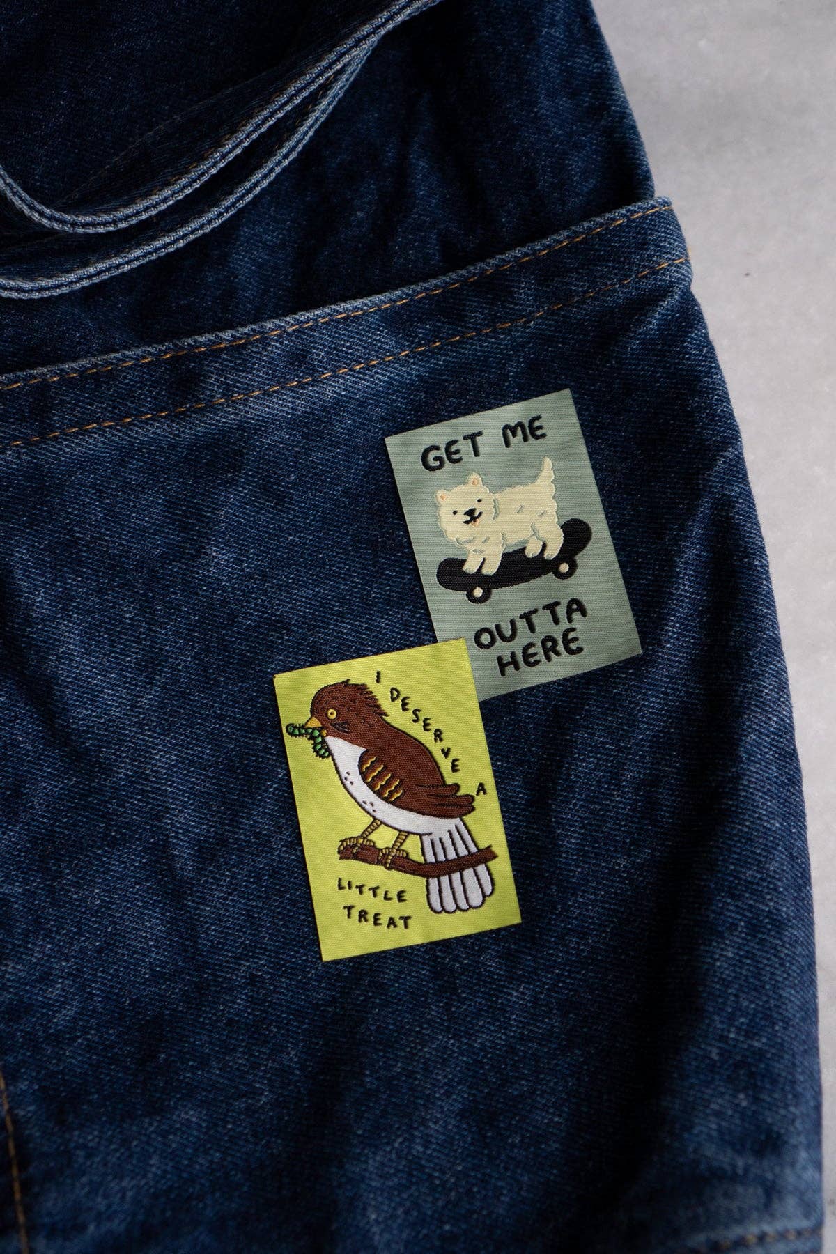 Little Treat Woven Sticky Patch