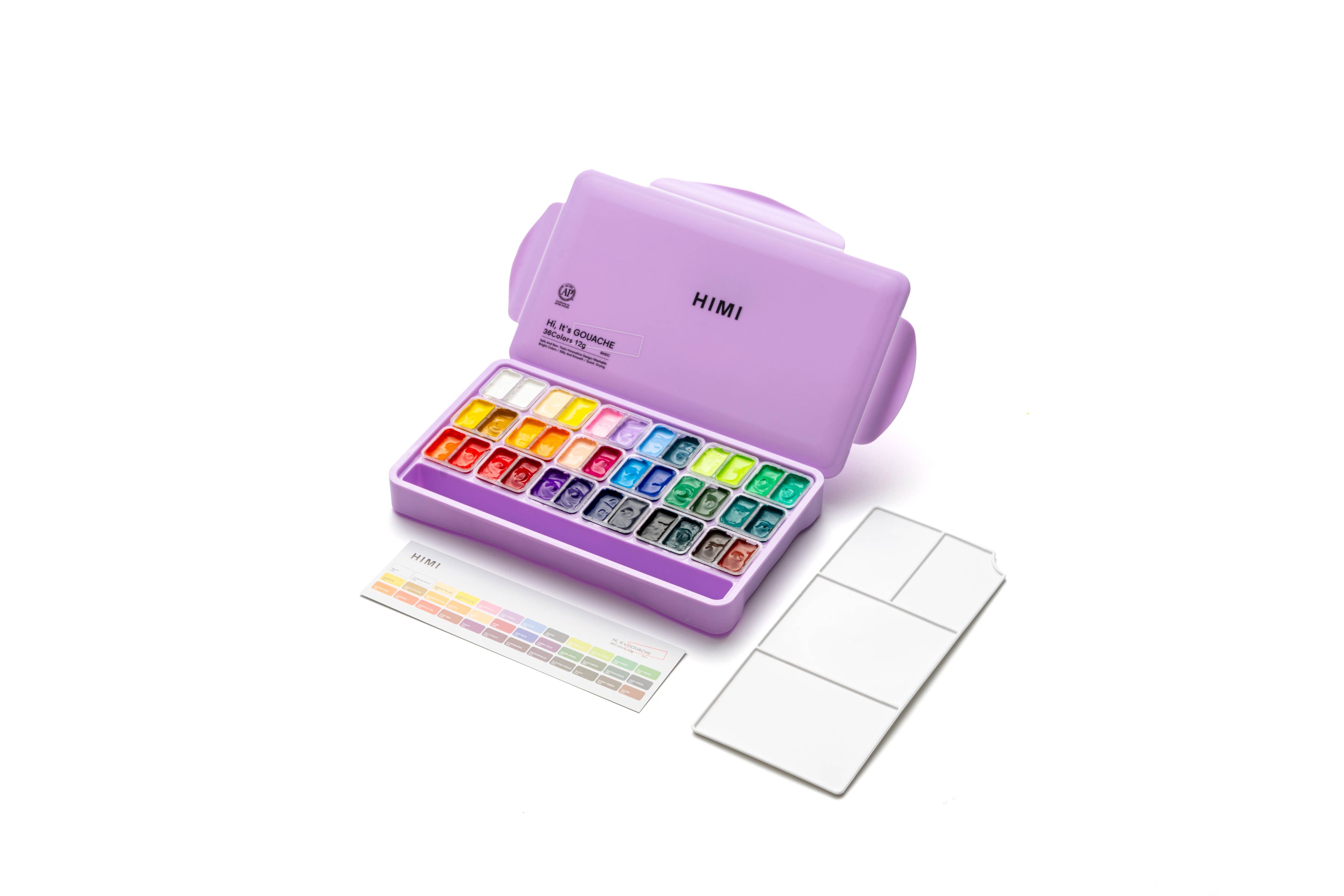 Twin Cup Gouache Paint Set (36 Colours)