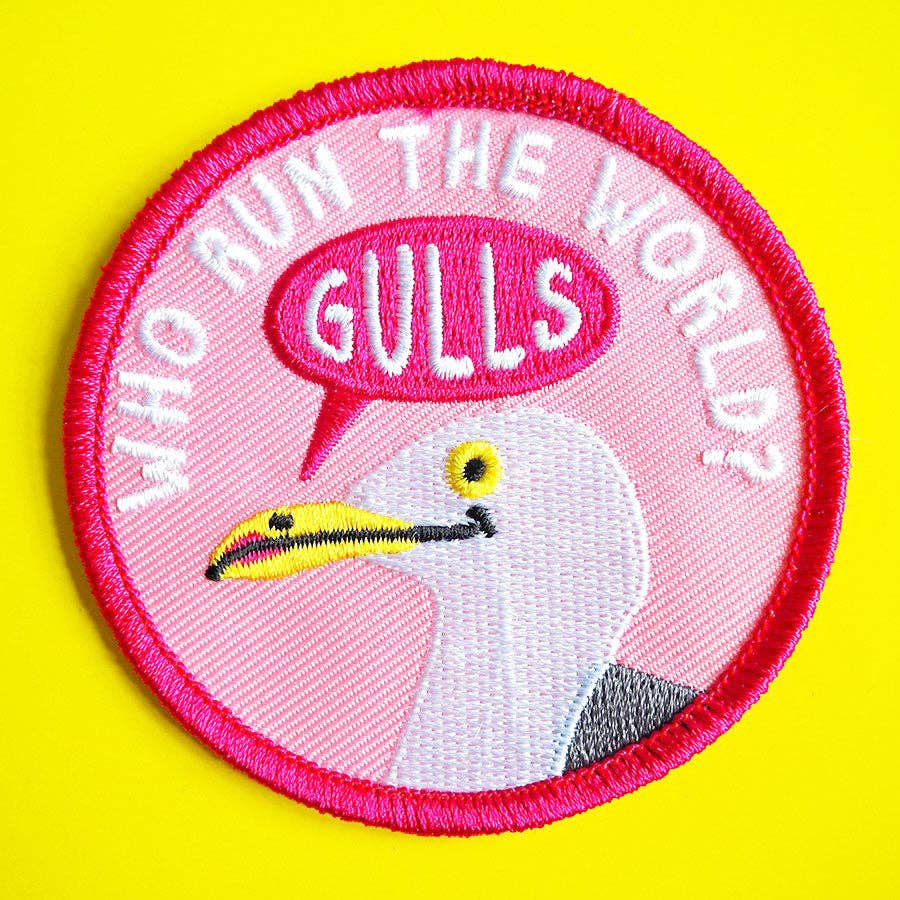 Who Run The World Gulls Iron On Patch
