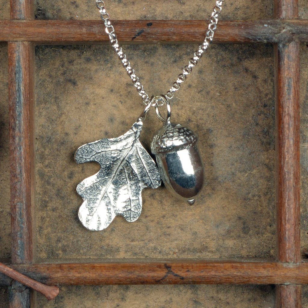 Acorn & Oak Leaf Necklace