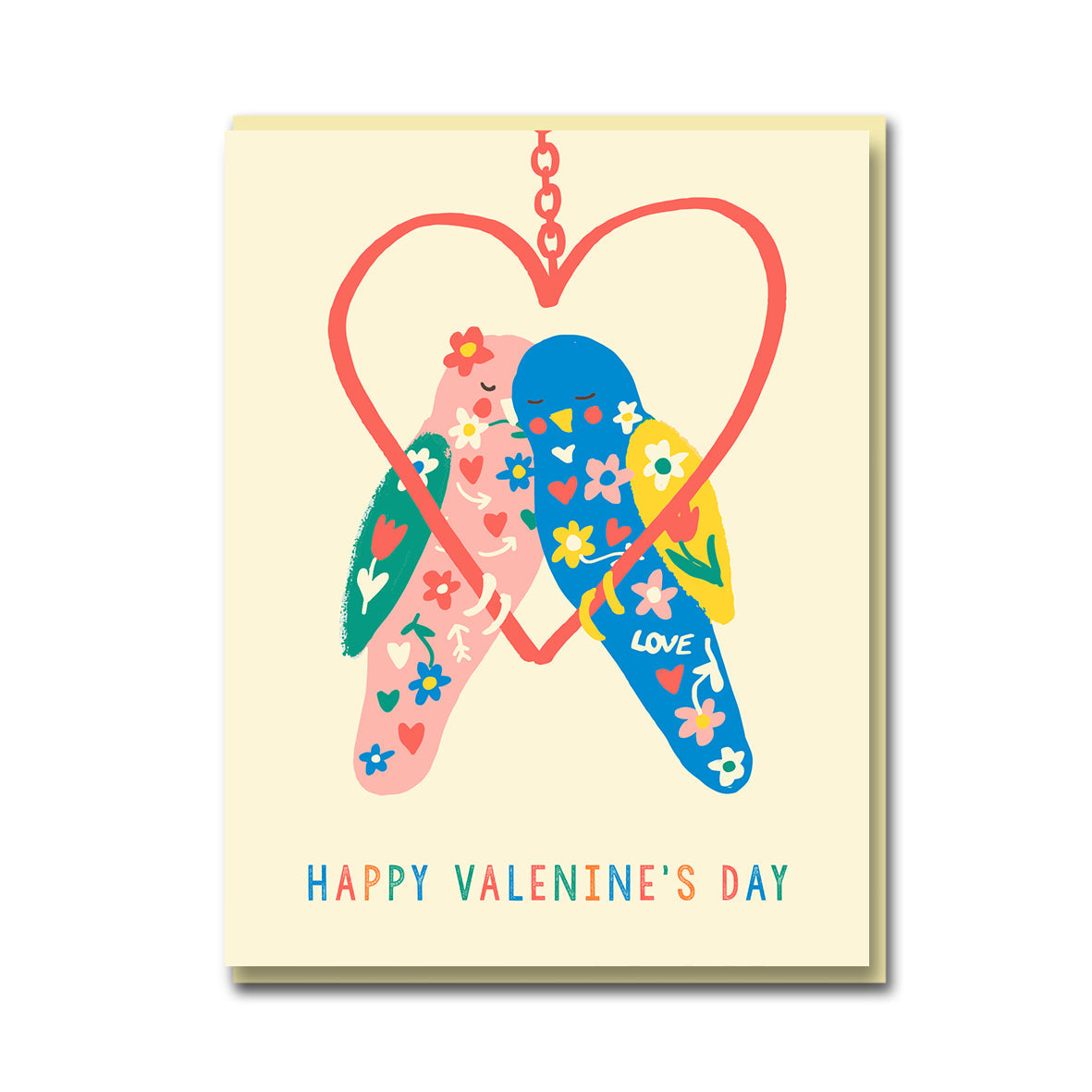 Love Birds Valenetine's Day Card