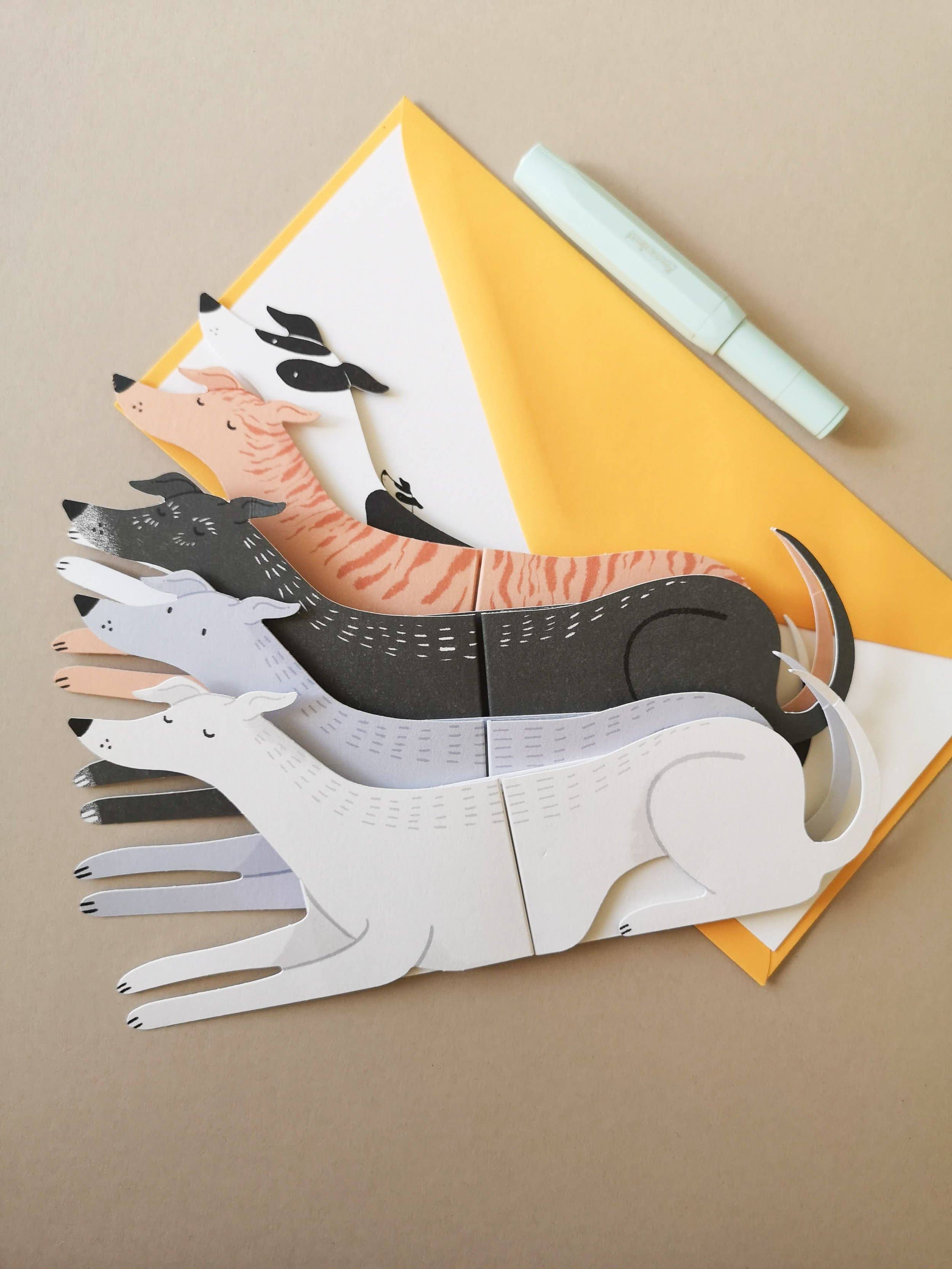 Tigger Long Doggo Shaped Extendable Card