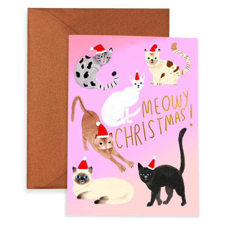 Feline Christmas Card