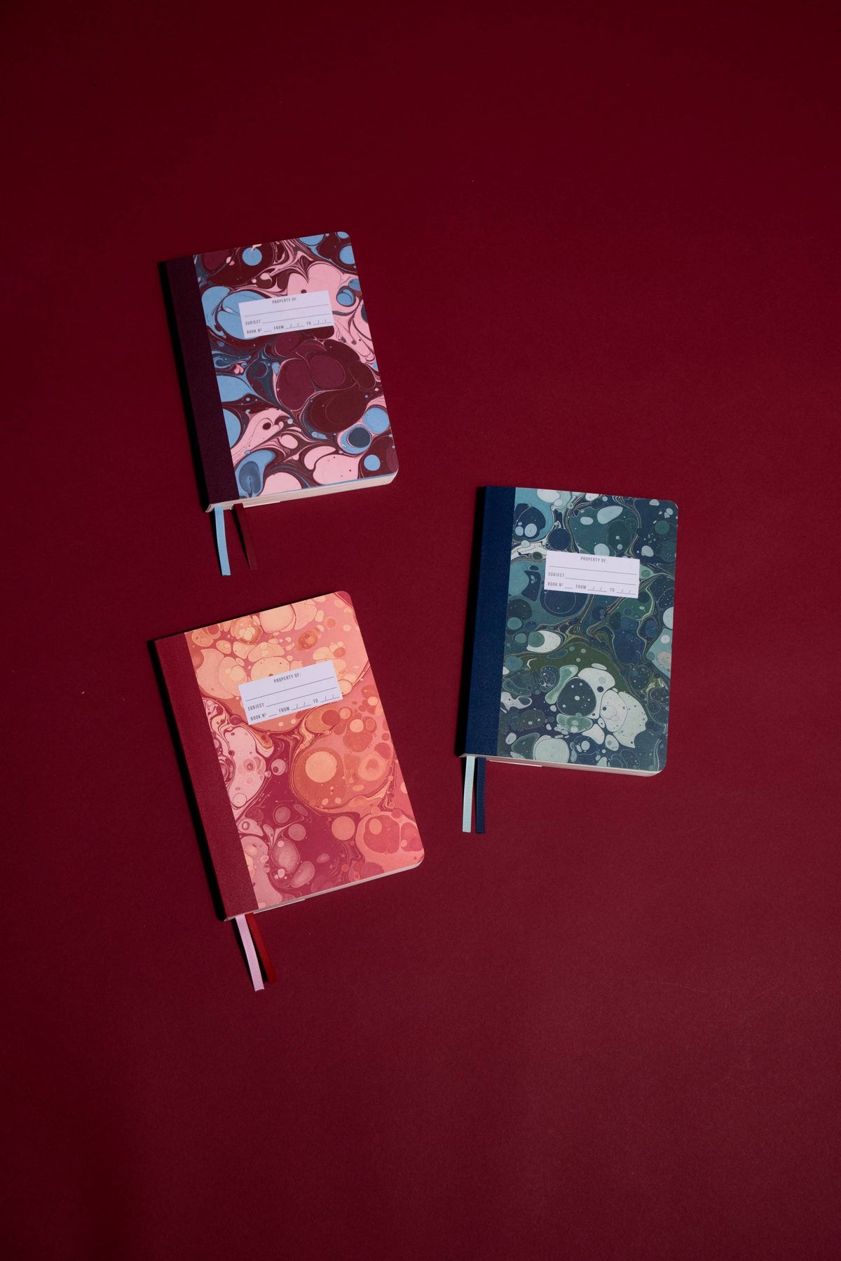 Designworks Ink Marble Soft Cover Journal - Cherry Peach
