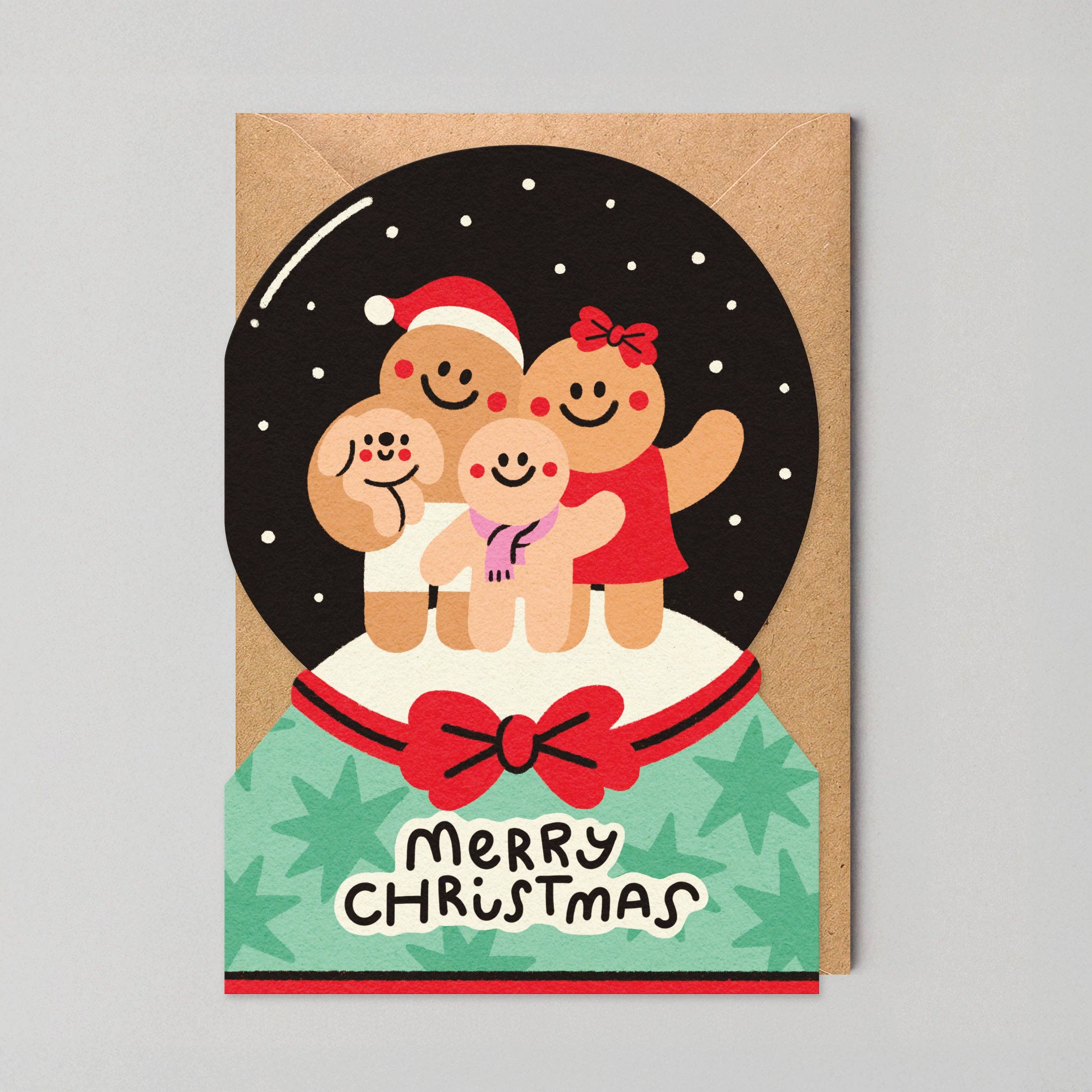 Snow Globe Christmas Card