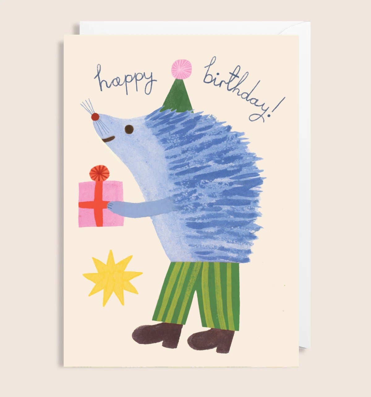 Hedgehog Birthday Card