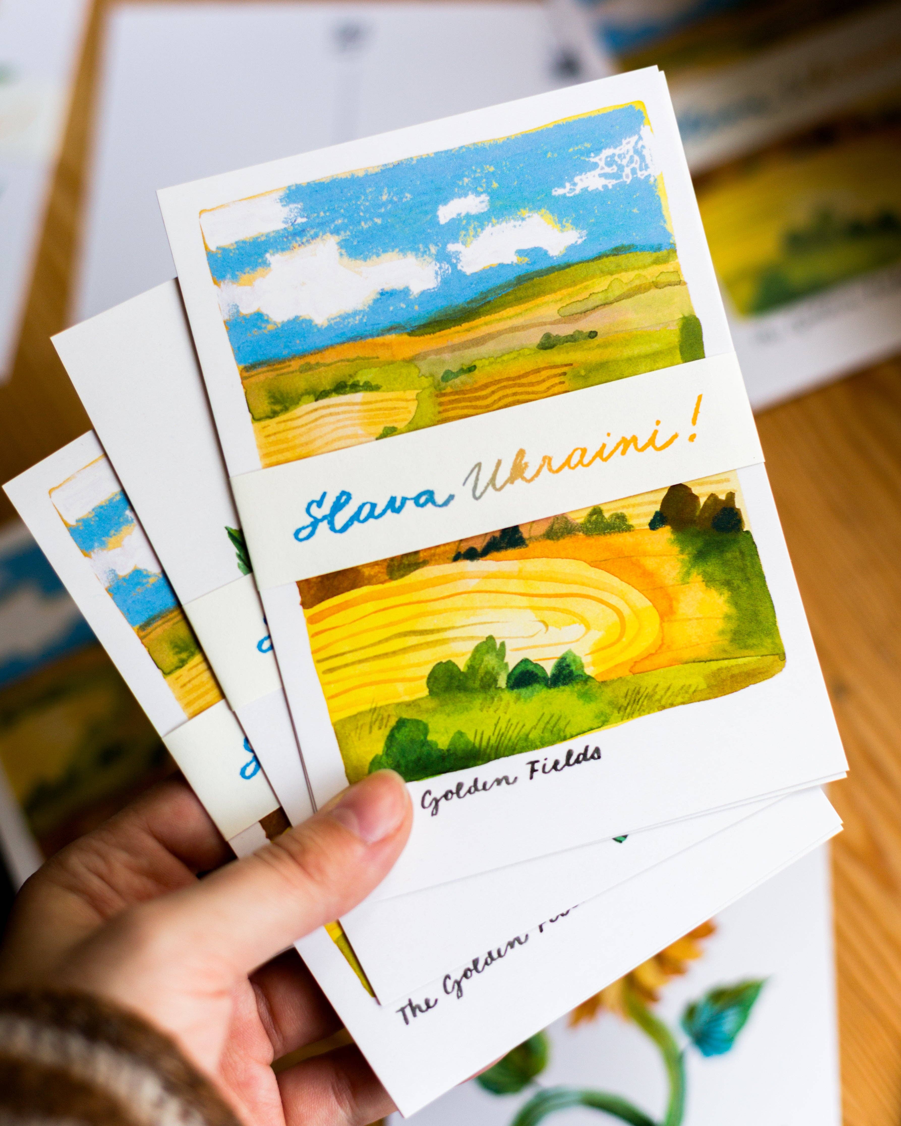 Ukranian Aid Postcard