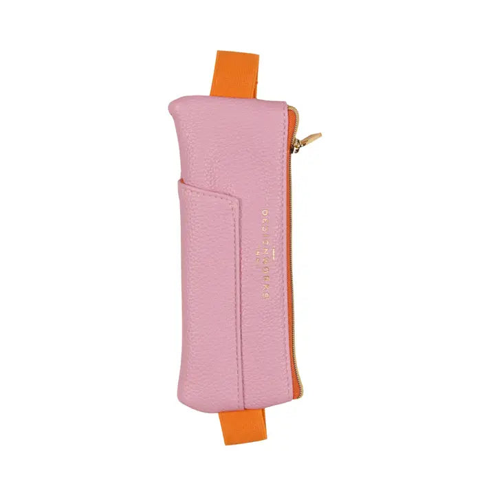 Pen Pouch - Pink & Orange