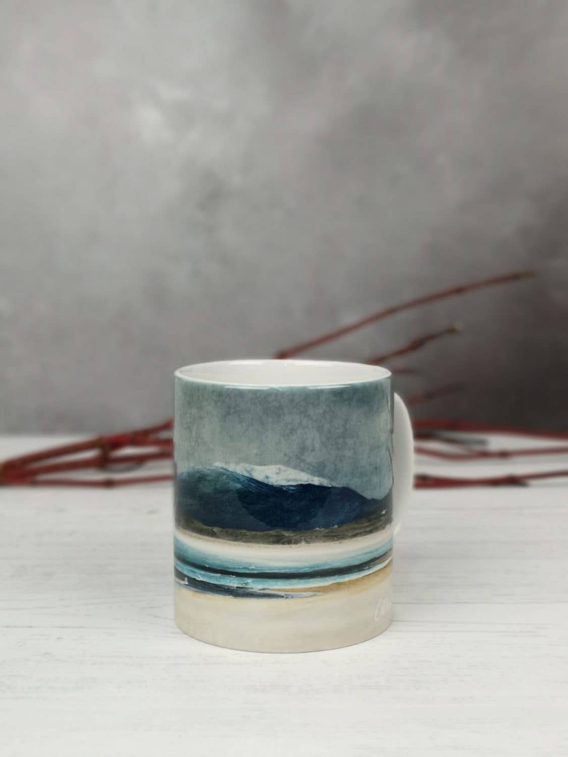 Winter Luskentyre Isle Of Harris Mug