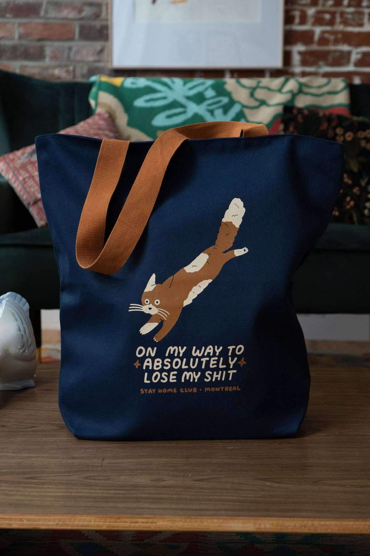 Lose My Sh*t (Cat) Big Zip Tote