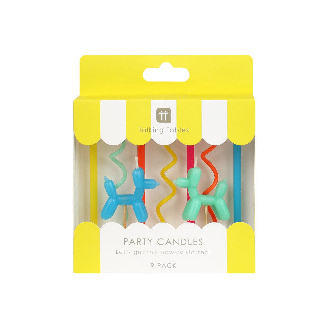 Balloon Dog Birthday Candles