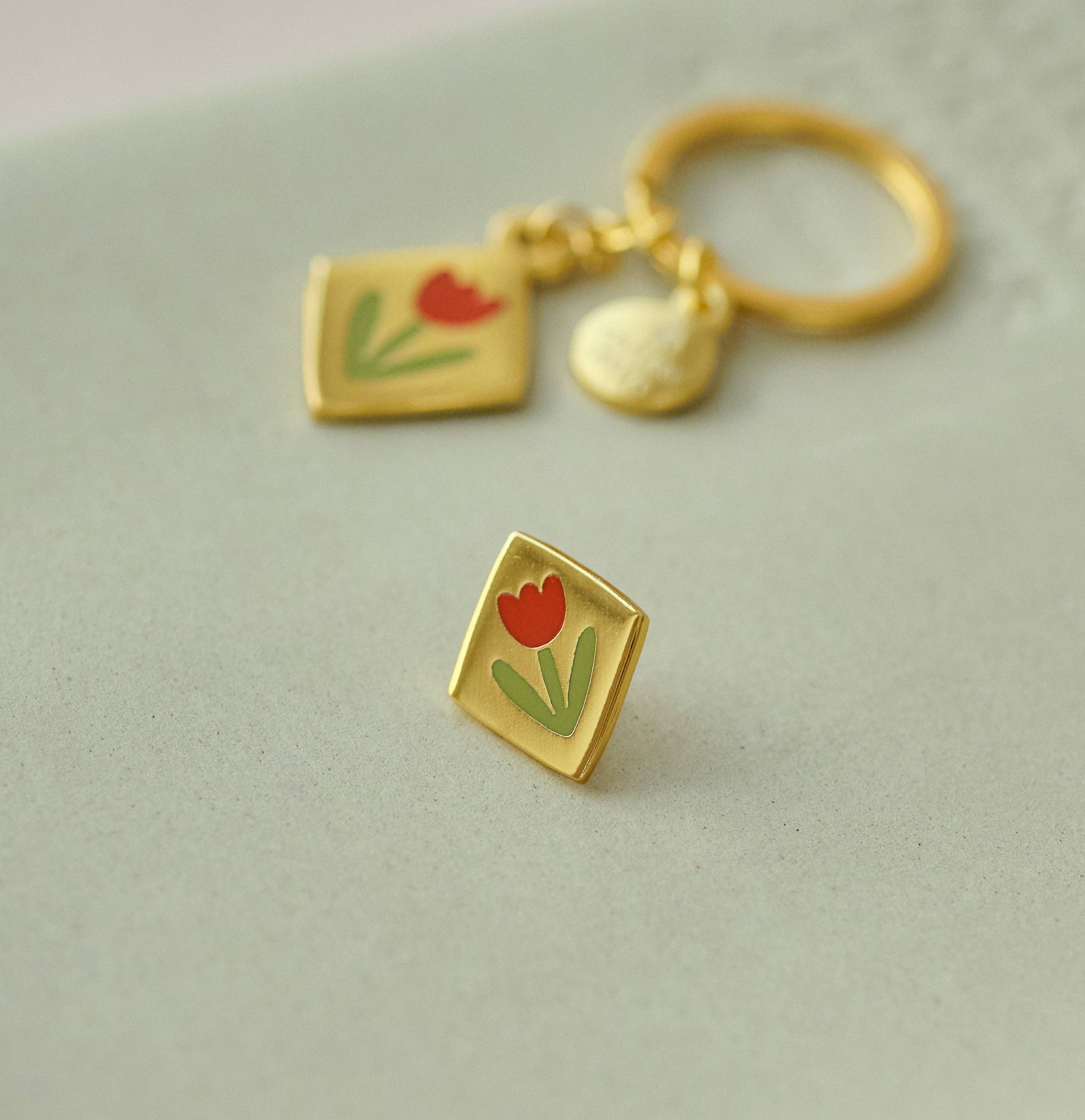 Tulip Flower Enamel Pin