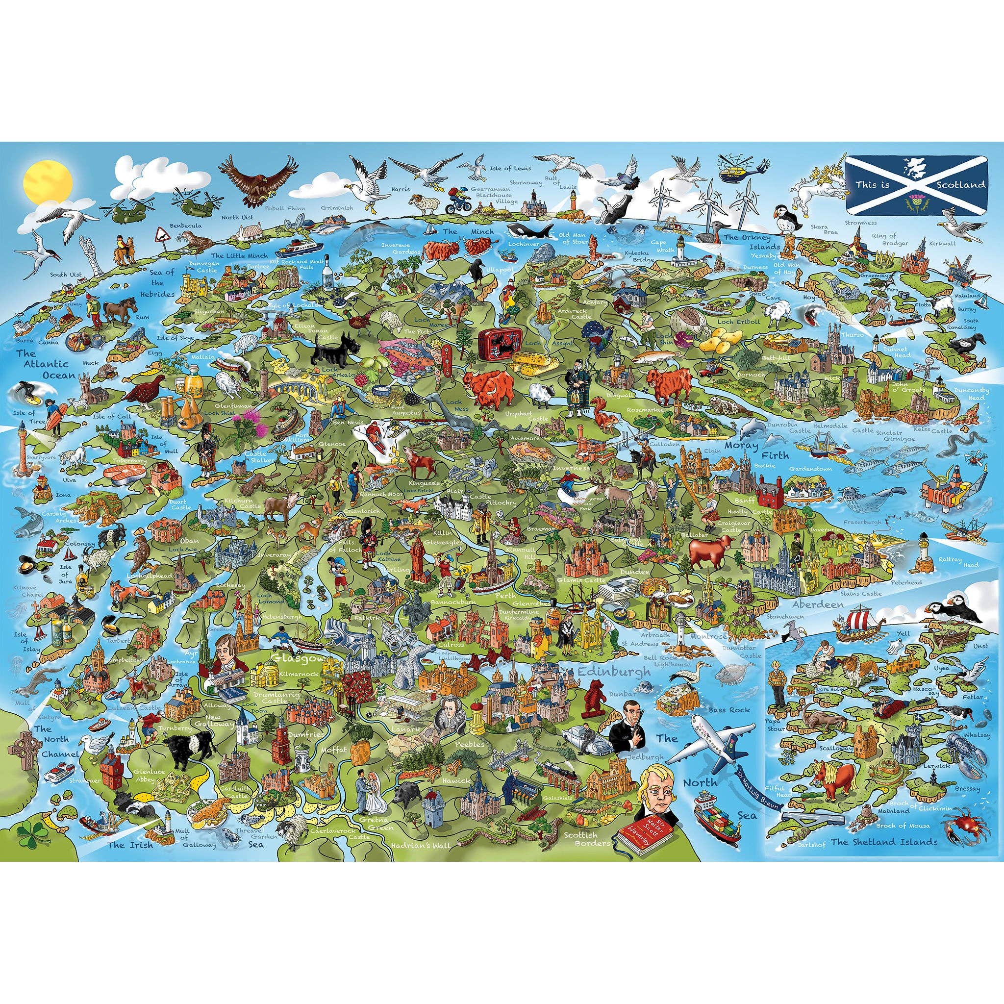 This is Scotland 1000 Piece Jigsaw Puzzle