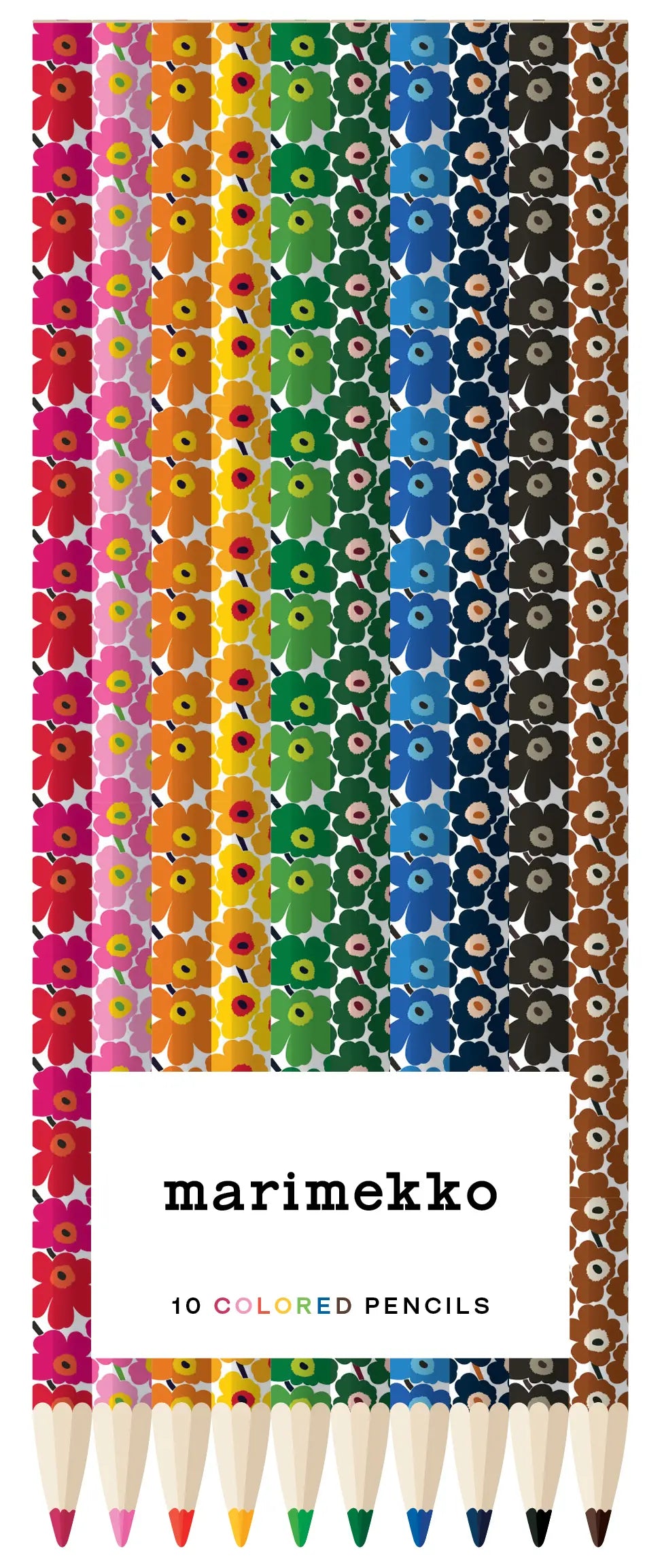 Marimekko 10 Coloured Pencils