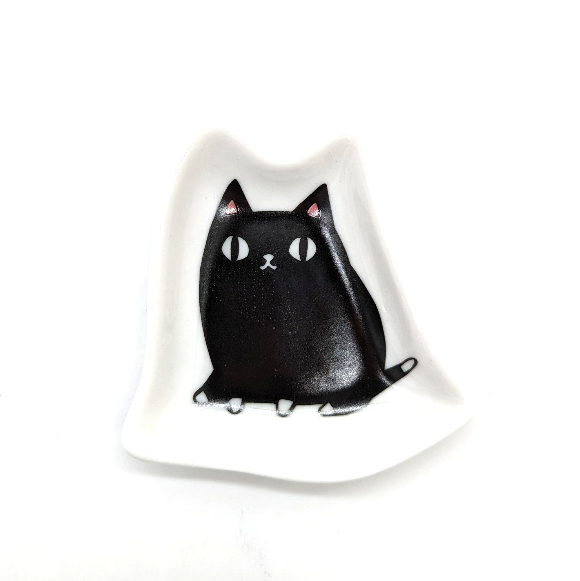 Black Shaped Cat Trinket Dish