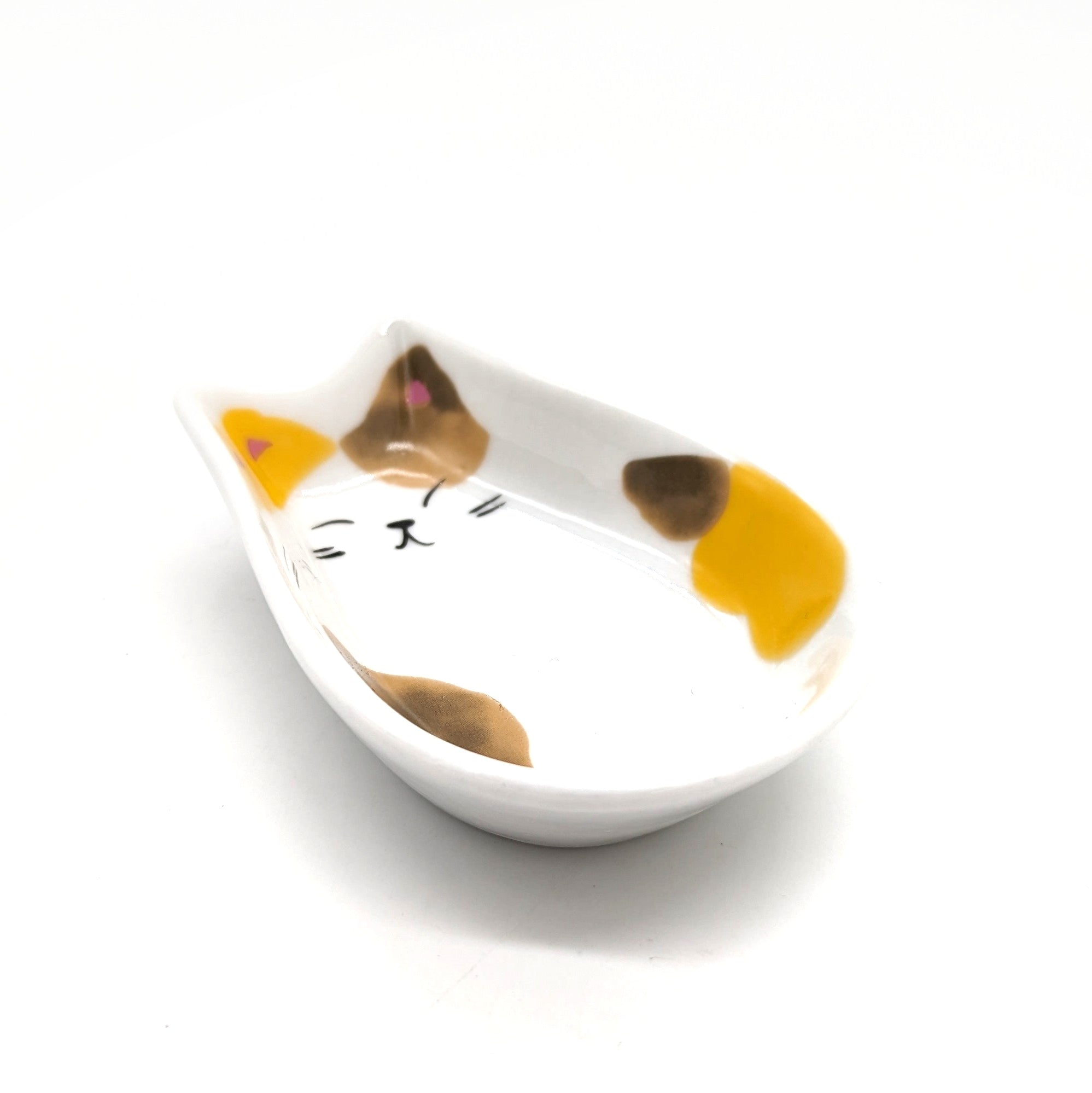 Ginger Oval Cat Trinket Dish