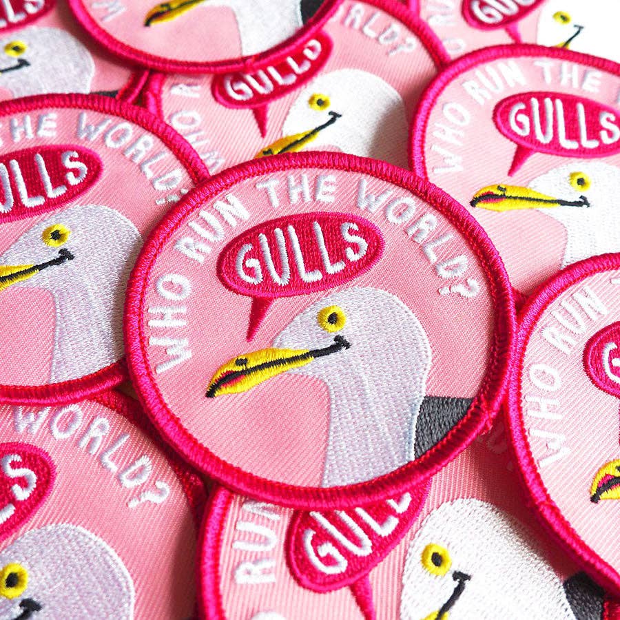 Who Run The World Gulls Iron On Patch