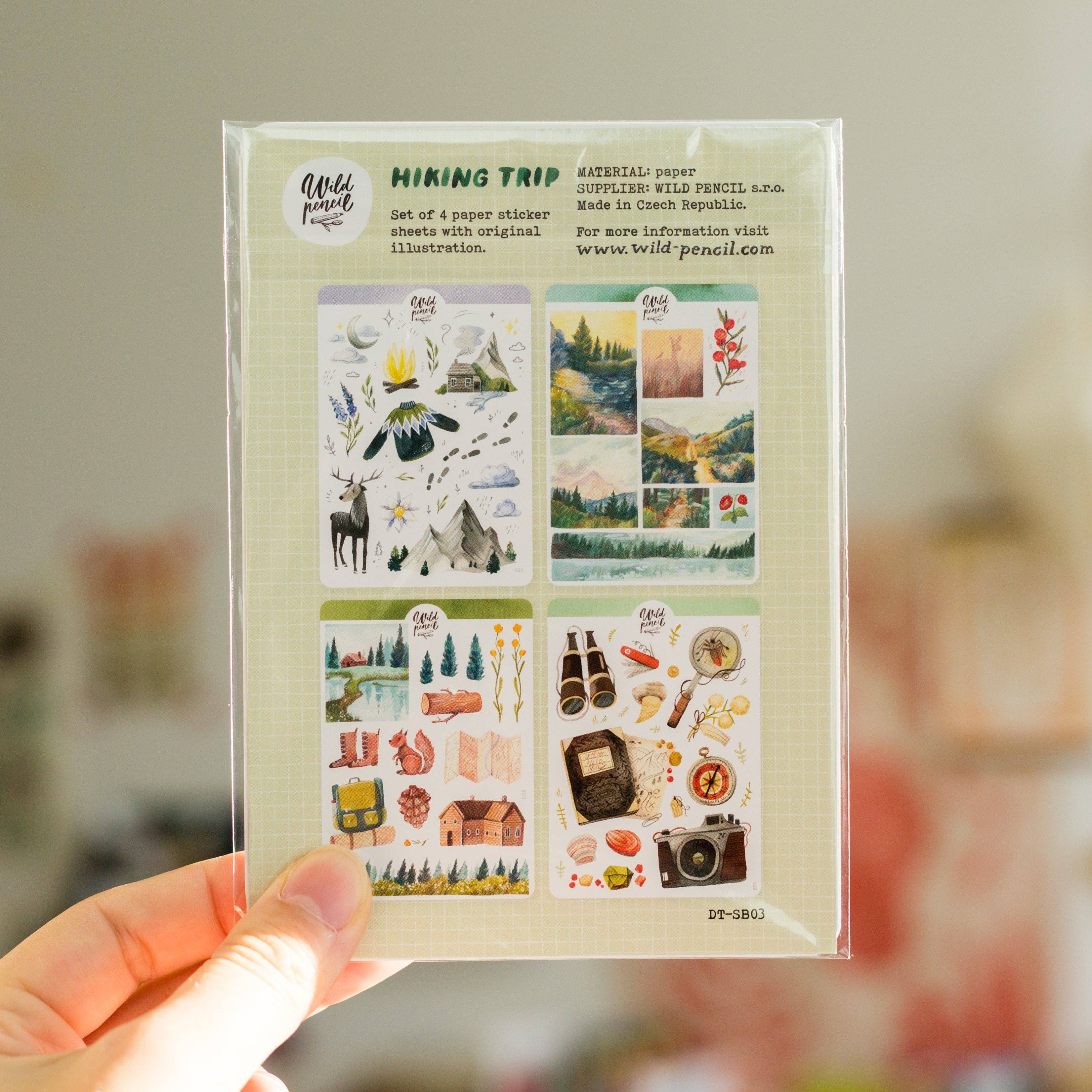 Hiking Trip Sticker Sheet Bundle