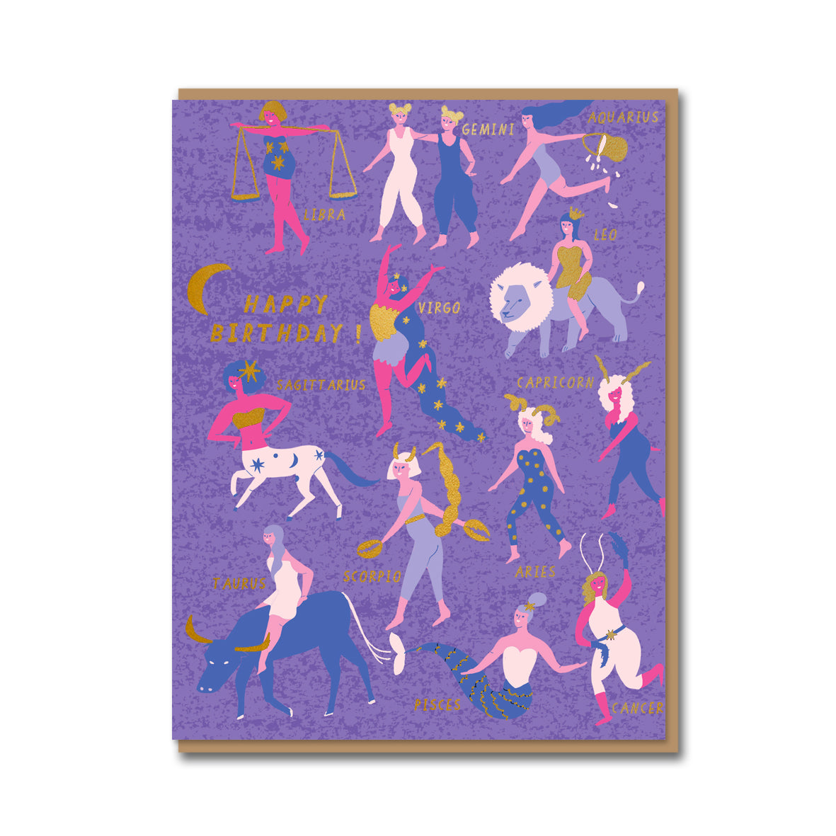 Astro Femmes Birthday Card