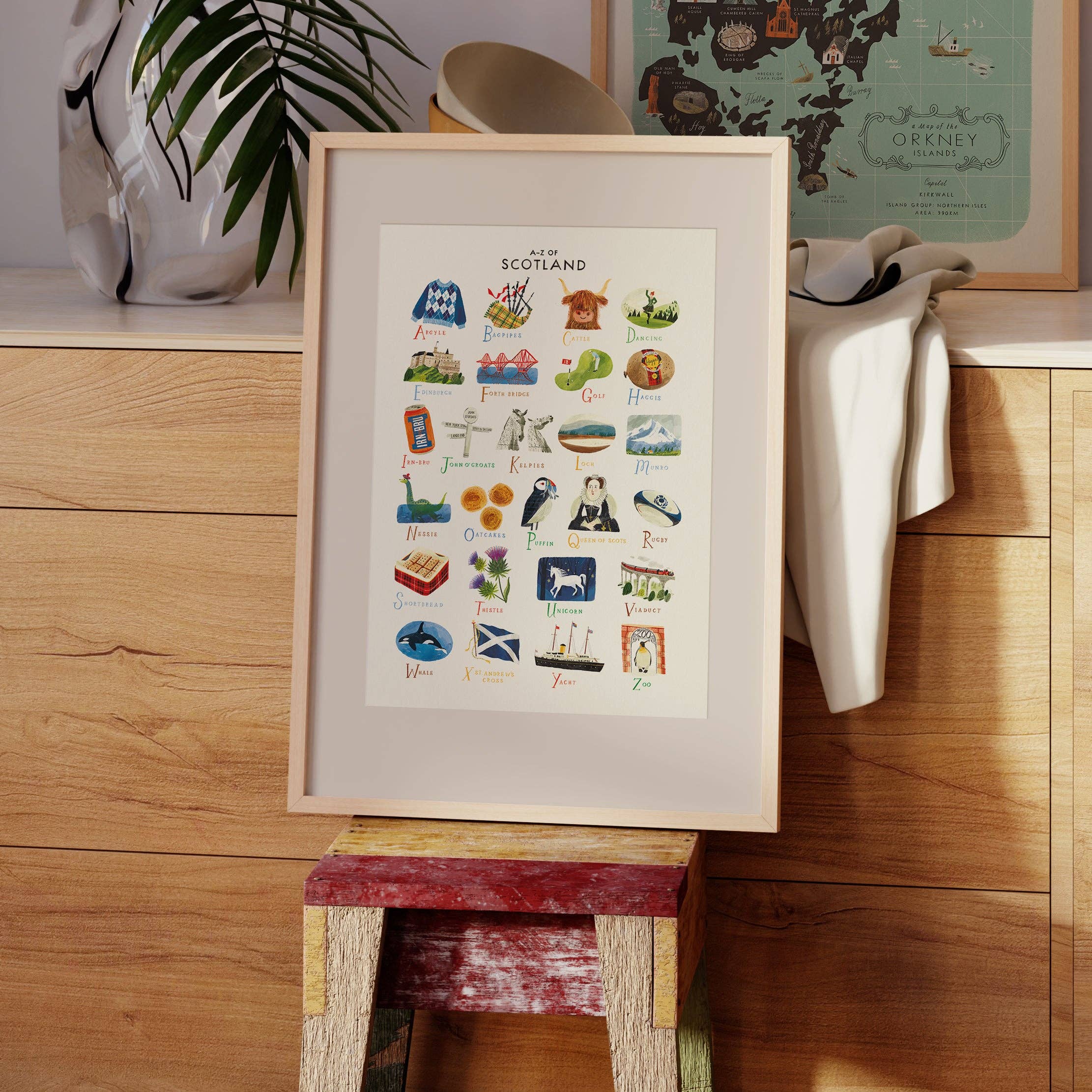 A-Z Scotland A3 Print