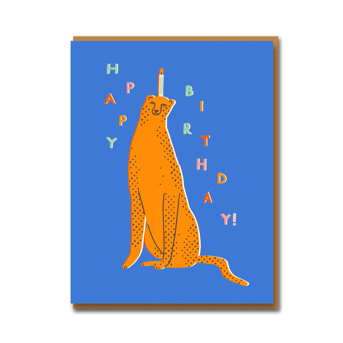 Birthday Leopard Card