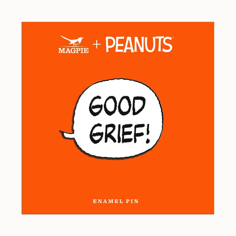 Peanuts 'Good Grief' Pin Badge