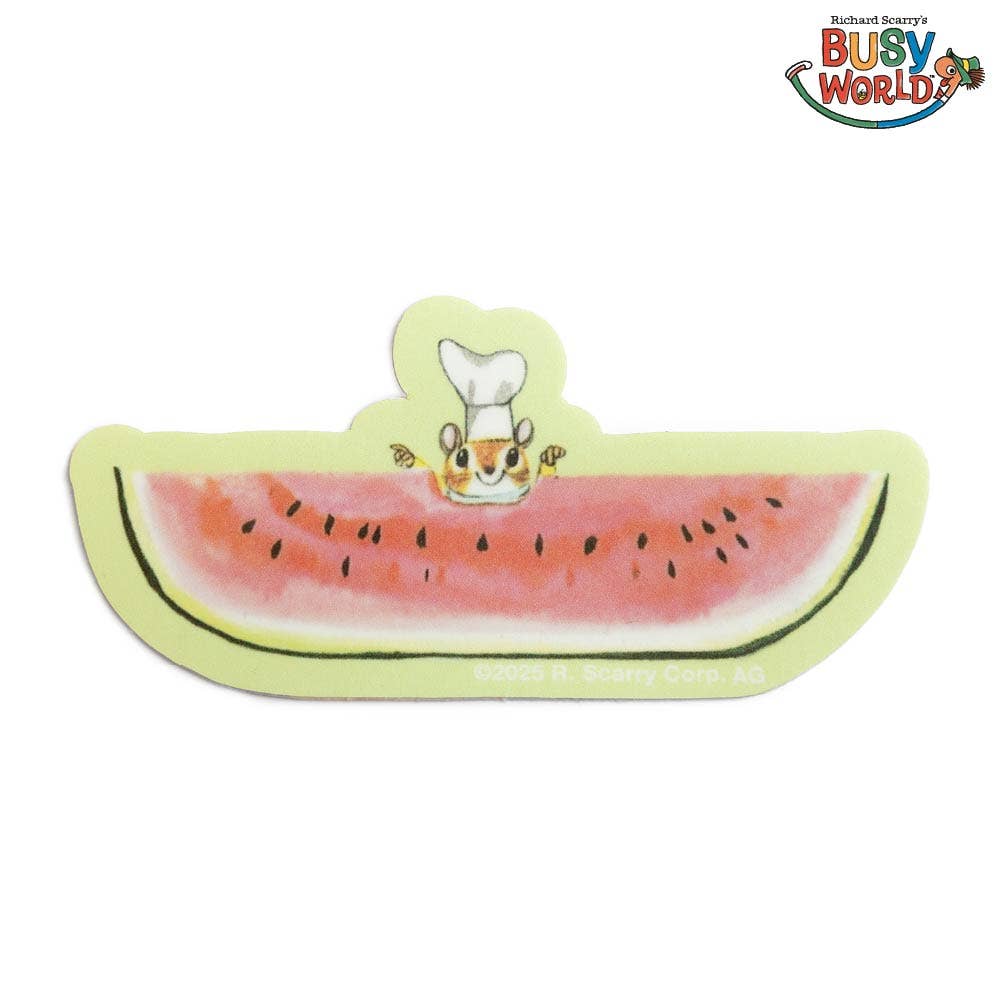 Richard Scarry Watermelon Sticker