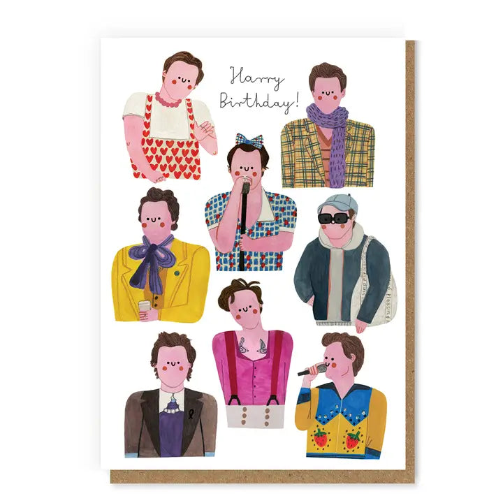 Harry Styles Birthday Card