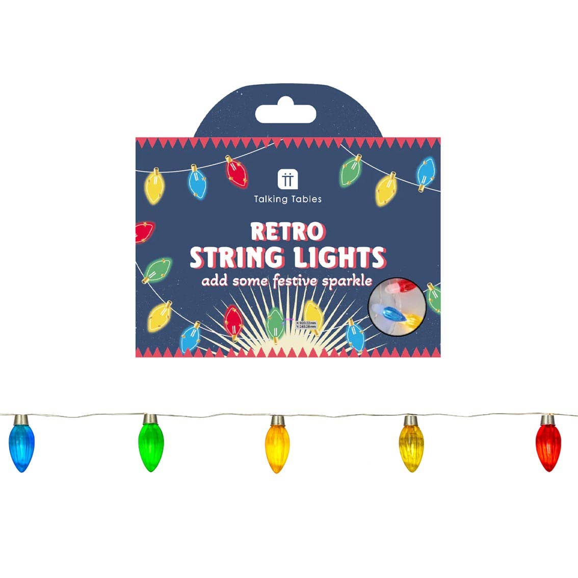 Retro Pop Bulb LED String Lights