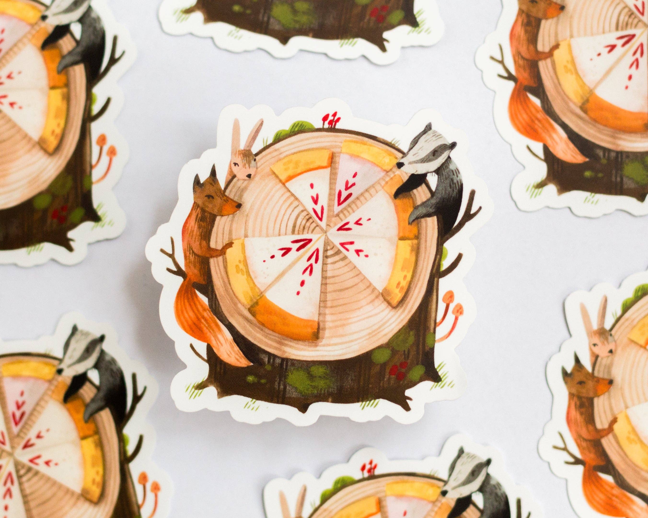 Forest Feast Vinyl Sticker