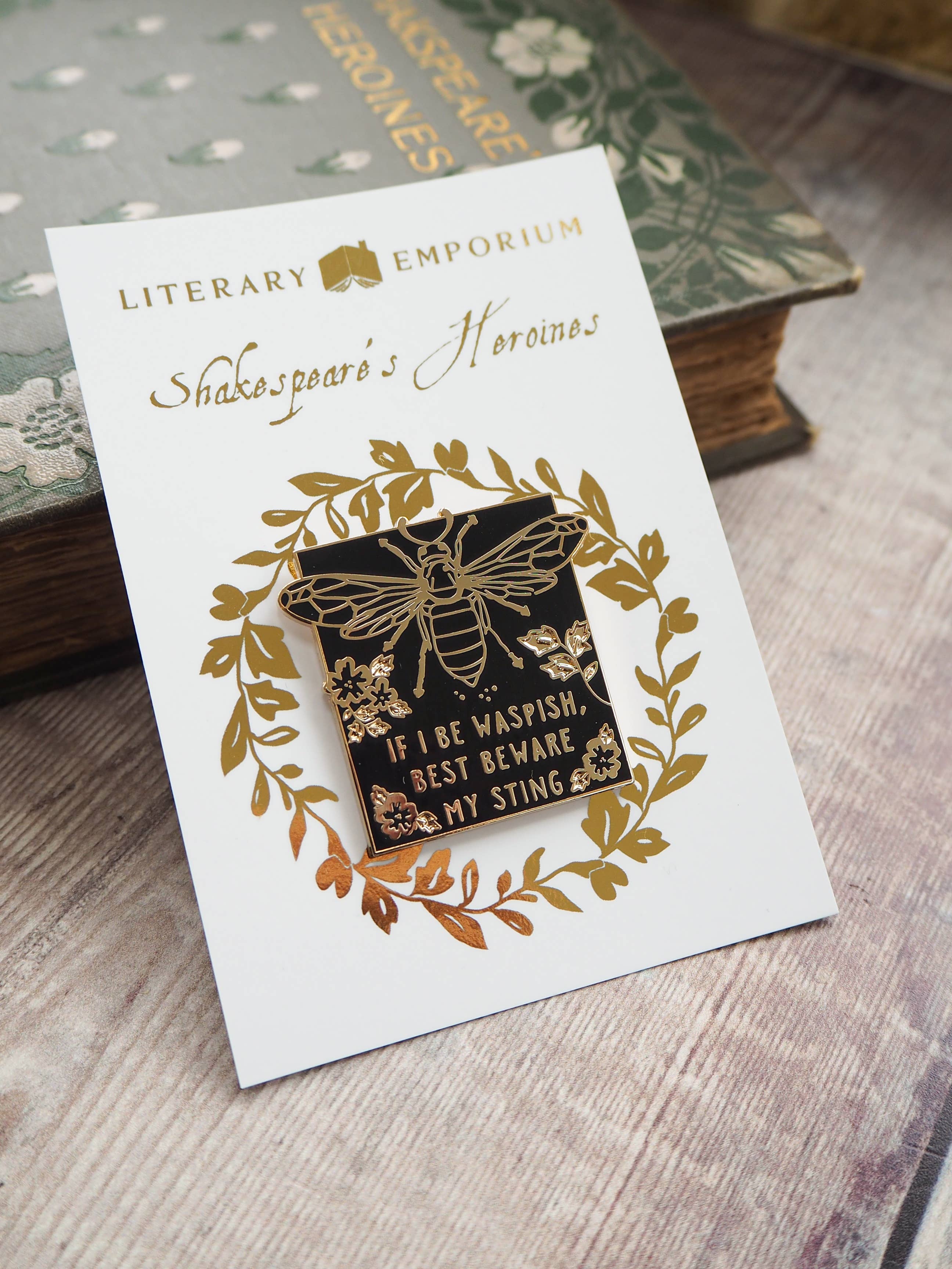 Shakespeare Taming Of The Shrew Pin Badge