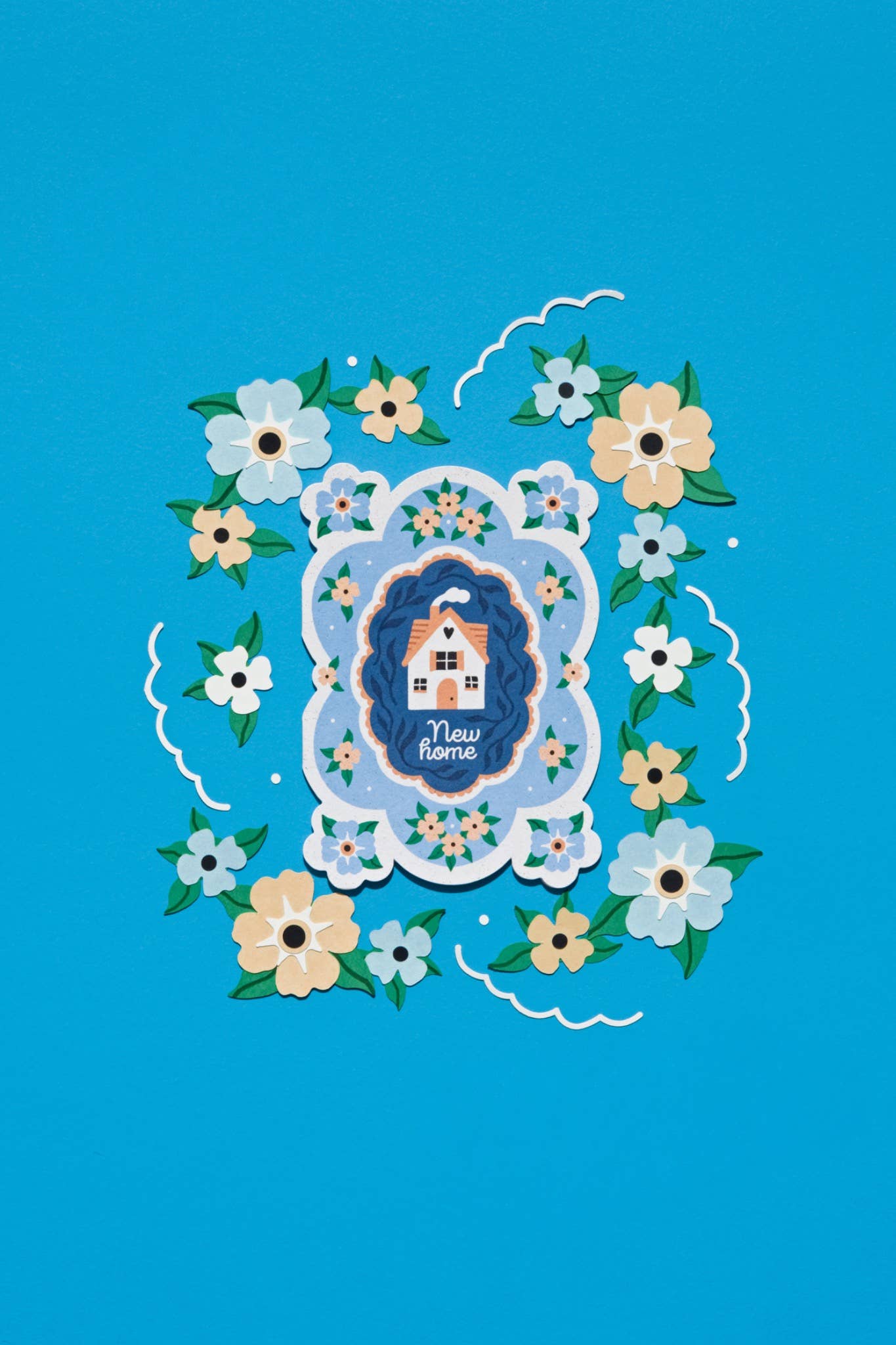 Die Cut New Home Card