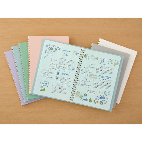 Ring Notebook Dot Grid A5 - Pink