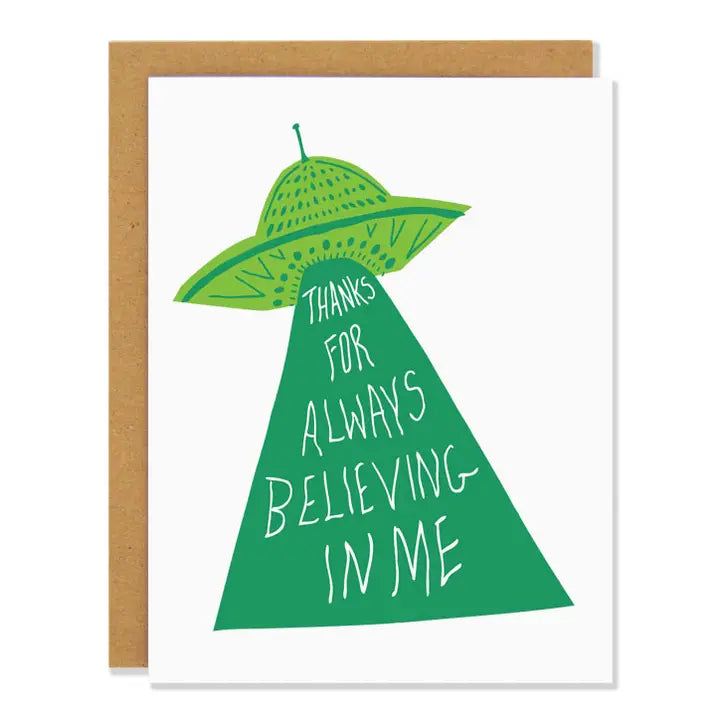 UFO Thank You Card