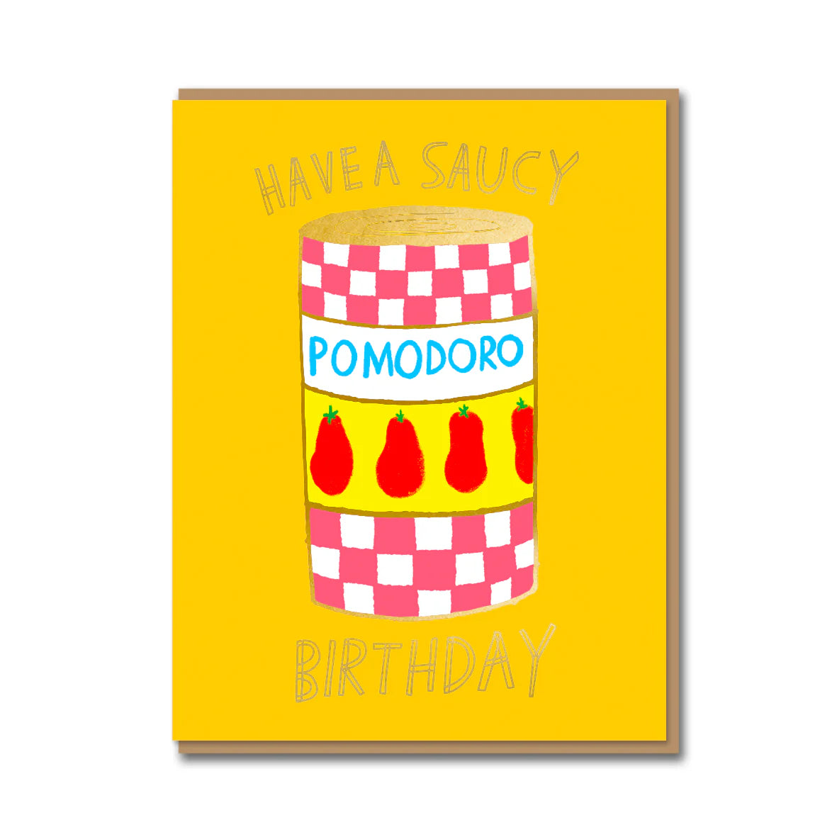 Pomodoro Saucy Birthday Card