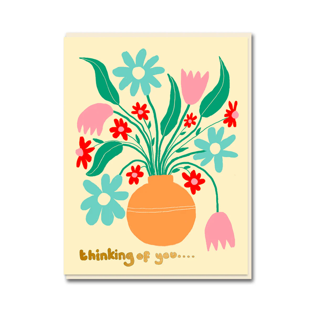 Flowerheads Thinking Of You Card